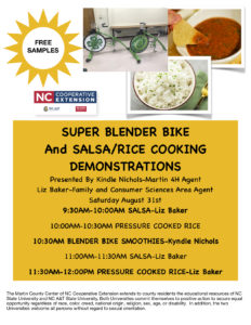 Image of Food Demonstration Flier