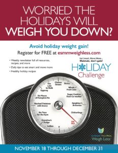 Cover photo for Eat Smart, Move More, Maintain, Don't Gain! Holiday Challenge