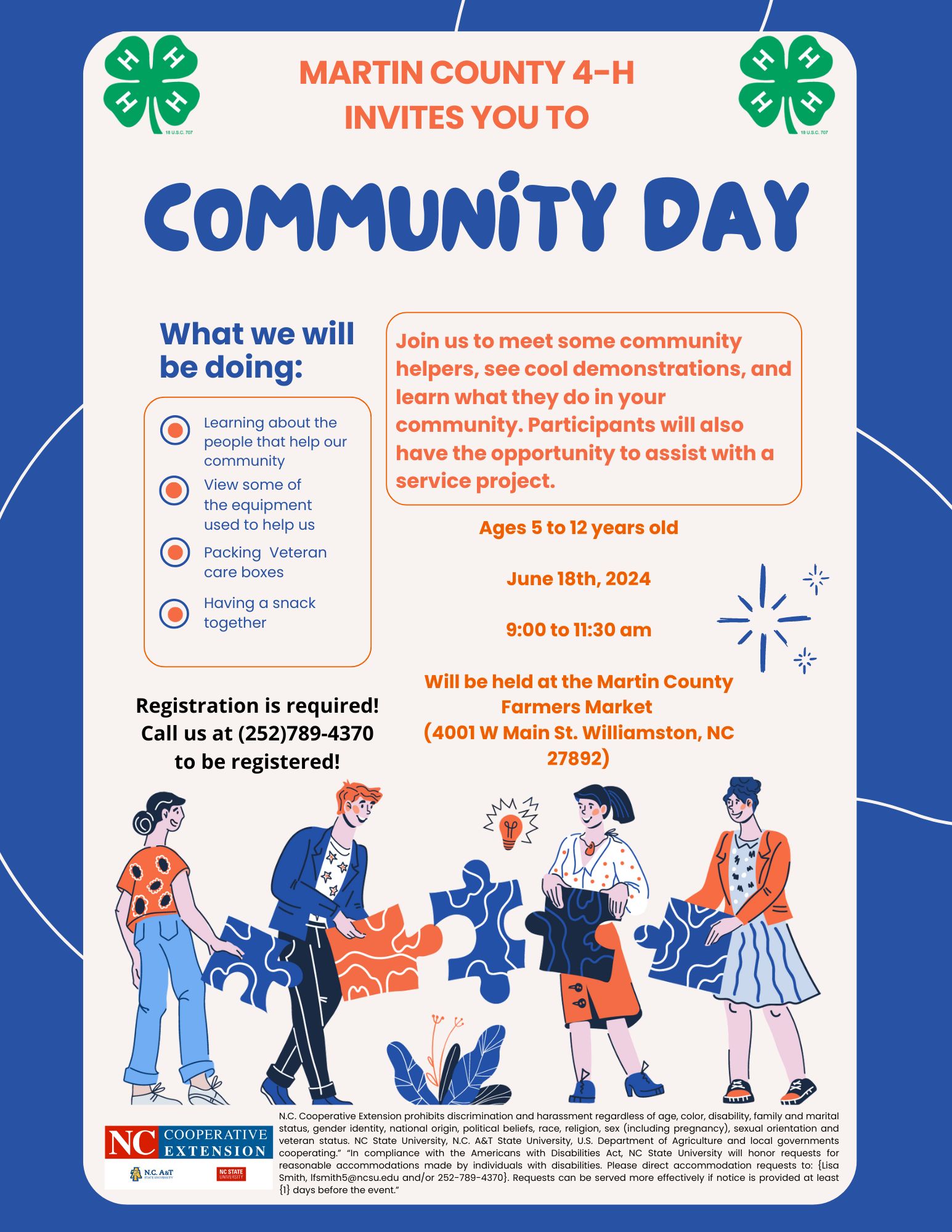 Community Day Flyer
