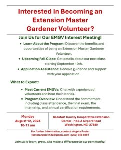 Master Gardner Interest Flyer