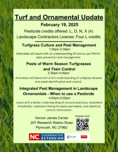 Cover photo for Turf and Ornamental Update - Upcoming Pesticide Classes